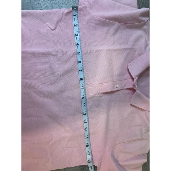Lands End Pink Collared Short Sleeved Polo Golf Shirt Sz S - Picture 6 of 9